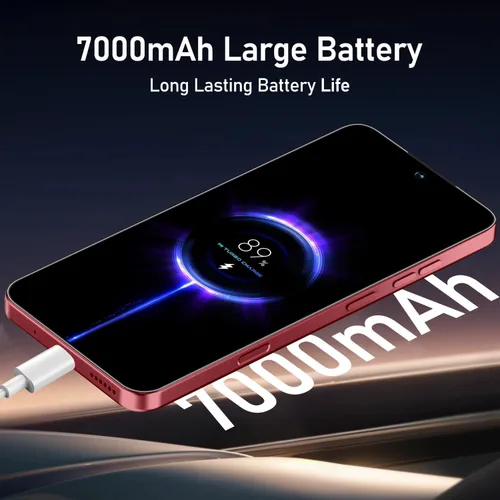 Miniatura 5 de Teléfono inteligente 16PROMA X desbloqueado: pantalla HD+ de 6.99", batería de larga duración de 7000mAh, almacenamiento masivo de 12GB+512GB