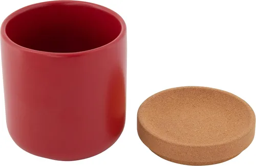 Miniatura 6 de Kamenstein Ajo transpirable de cerámica y corcho para permitir la frescura de la flor, tapa de corcho apilable que ahorra espacio, corcho natural