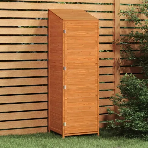 Miniatura 11 de Cobertizo de almacenamiento de madera para jardín, gabinete de almacenamiento al aire libre, cobertizo de herramientas de madera de jardín, Antracita