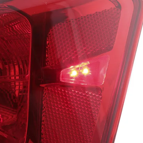 Miniatura 5 de AKKON - Se adapta a Chevy Impala Sedan 2014-2020 de 4 puertas, luz trasera cromada roja, lámpara de freno exterior del lado izquierdo del conductor