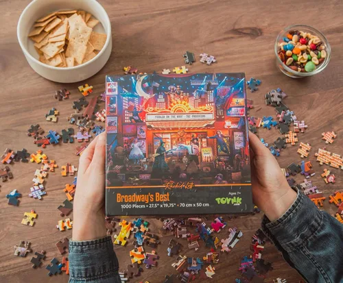 Miniatura 3 de Broadway - Rompecabezas de 1000 piezas de Rachid Lotf Divertido rompecabezas de cerebro, juguetes y juegos para niños y adultos 28 x 20 pulgadas