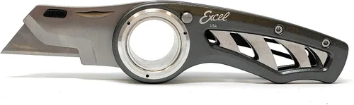Miniatura 8 de Excel Blade Revo – Cúter plegable con mango, seguro y clip