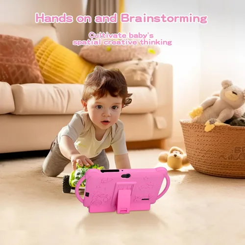 Miniatura 3 de NOVOJOY Tableta para niños de 7 pulgadas para niños, tabletas Android para niños pequeños, tableta para niñas y niños con cubierta protectora de 32