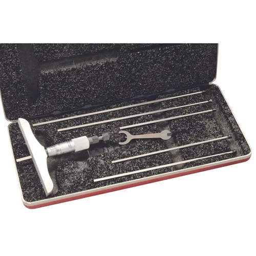 Miniatura 10 de Starrett 449 Profundímetros Vernier tipo micrómetro, pulgadas, 1