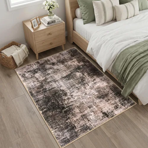 Miniatura 559 de IOHOUZE Alfombra abstracta lavable de 3 x 12 pies para pasillos, antideslizante para cocina, camino de entrada de lana sintética para interiores