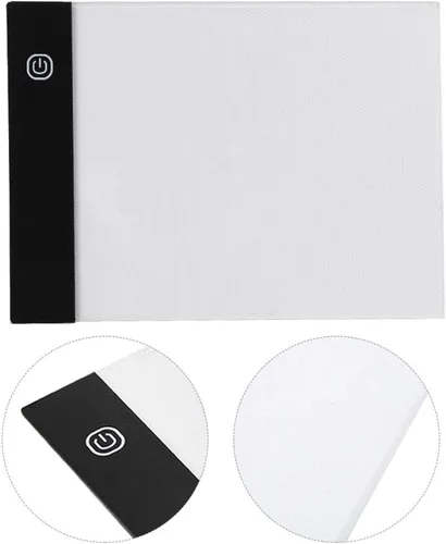 Miniatura 7 de Kit de libro abatible con almohadilla de luz, caja de luz LED A6, tablero de copia LED A6, almohadilla de trazado regulable con cable USB