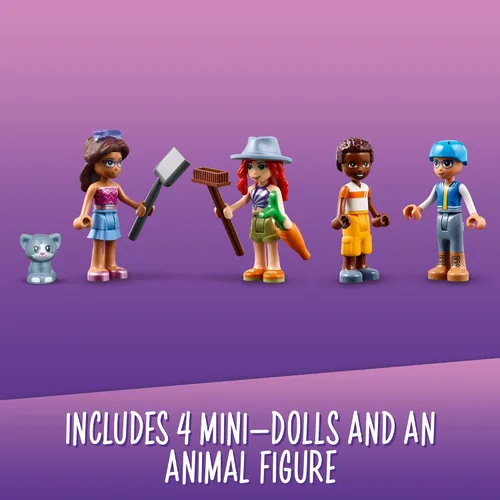 Miniatura 5 de LEGO Friends Canal Houseboat 41702 Kit de construcción; viene con 4 mini muñecas incluyendo Mia y 1 juguete de animal; regalo de cumpleaños