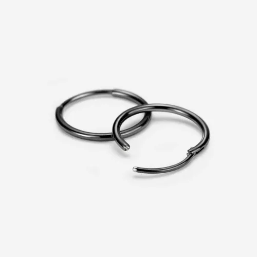 Miniatura 22 de FANSING Aretes de aro para mujer, aretes de aro de cartílago de moda, aretes de acero quirúrgico para hombre