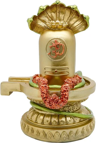 alikiki Dios hindú Shiva Lingam Estatua - India Templo Mandir Murti Señor Ídolo Templo indio Pooja Artículo Puja Escultura Religiosa Diwali Regalos