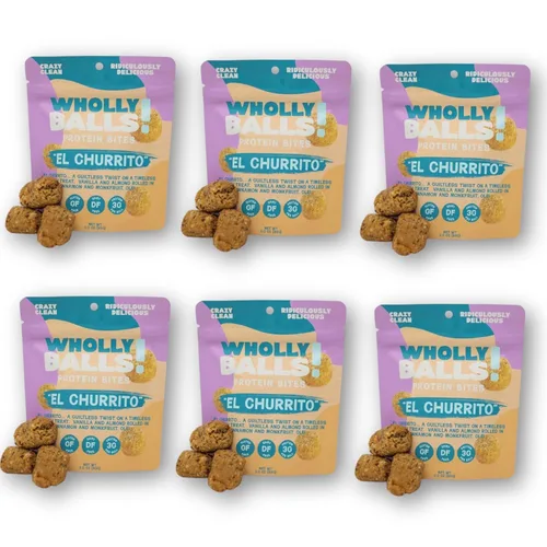 Miniatura 17 de Wholly Balls Protein Bites - Bocadillo saludable a base de plantas - Bolas energéticas altas en proteínas, bajas en azúcar, sin gluten