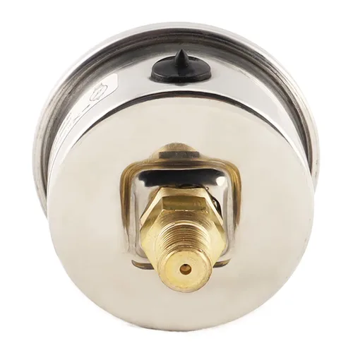 Miniatura 5 de Serie P251 Dial de 2 pulgadas, manómetro lleno de aceite con internos de latón, 0-15 PSI/kPa, ± 1.6% de precisión, 1/4 pulgadas NPT, montaje trasero