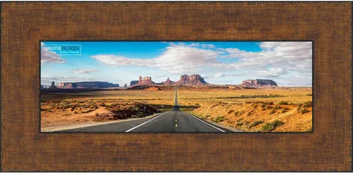 Miniatura 10 de Poster Palooza 36x24 Traditional Antique Gold Wood Picture Frame - UV Acrylic, Foam Board Backing, & Hanging Hardware Included
