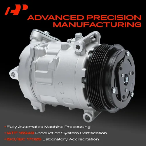 Miniatura 3 de A-Premium Compresor de aire acondicionado de CA con embrague compatible con Jeep Cherokee 2.4L 2014-2022, Chrysler 200 2.4L 2015-2017