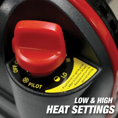 Miniatura 8 de Radiador portátil Mr. Heater para interiores, color gris, Multi, Negro-rojo, 1