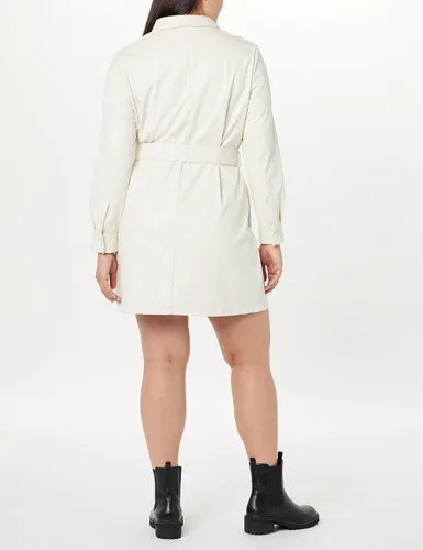 Miniatura 6 de The Drop Women's Sam Vegan Leather Shirtdress