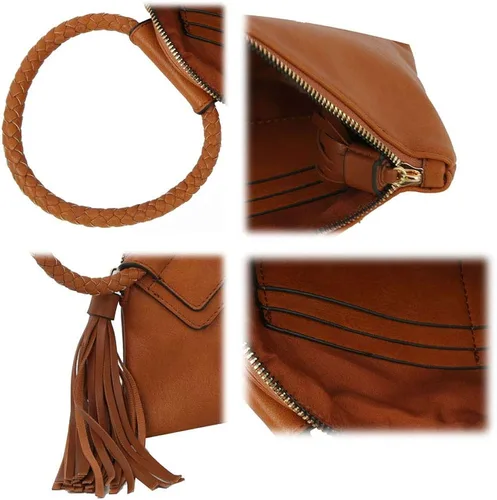Miniatura 5 de Metro Muse Bolso de mano para mujer, cartera para la noche, de cuero vegano