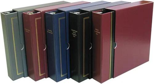 Corpkit corporativo personalizado con actas impresas y estatutos/acuerdo operativo, carpeta negra, funda, sello corporativo, certificados con trozos