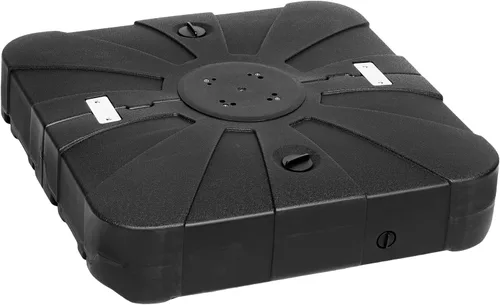 Miniatura 11 de YSSOA Base de sombrilla para exteriores resistente de 24.2 libras, soporte redondo de 17.72 pulgadas para patio, jardín, césped, bronce