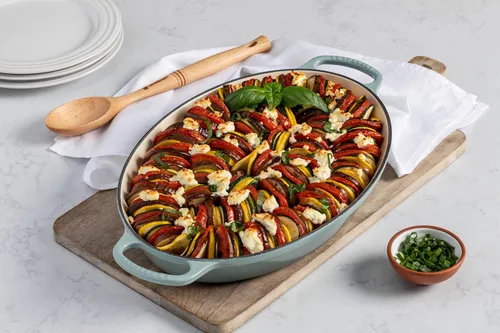 Miniatura 5 de Le Creuset - Cacerola ovalada de hierro fundido esmaltado Signature, 3 cuartos de galón, alcachofa