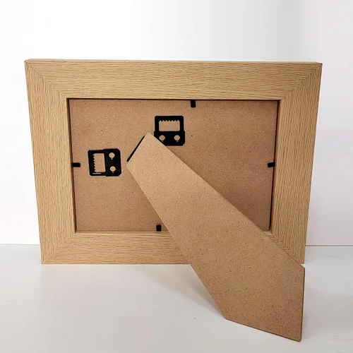 Miniatura 4 de Marco de fotos personalizado grabado con láser, marco de madera de 7 x 5 pulgadas, marco de fotos de madera personalizado, cualquier texto de regalo