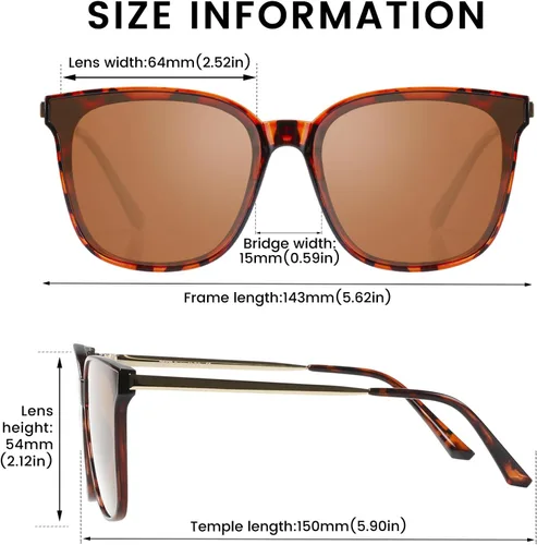 Miniatura 4 de Duco - Lentes de sol redondos vintage para mujeres y hombres con protección UV de moda para la playa