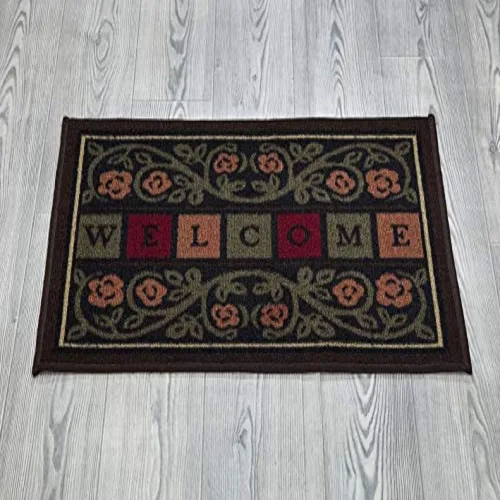 Miniatura 2 de Ottomanson Sweet Home Collection - Alfombra de goma, 2 pies 3 pulgadas x 3 pies, color negro
