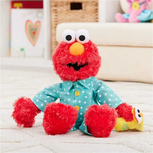 Miniatura 2 de GUND Sesame Street - Peluche oficial de Elmo Muppet Bedtime, juguete de peluche prémium que brilla en la oscuridad para edades de 1 año en adelante
