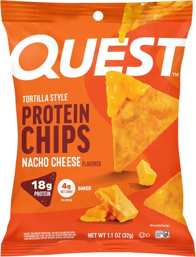Miniatura 15 de Quest Tortilla Style - Paquete variado de chips de proteína, chile lima, queso nacho, tacos cargados, 12