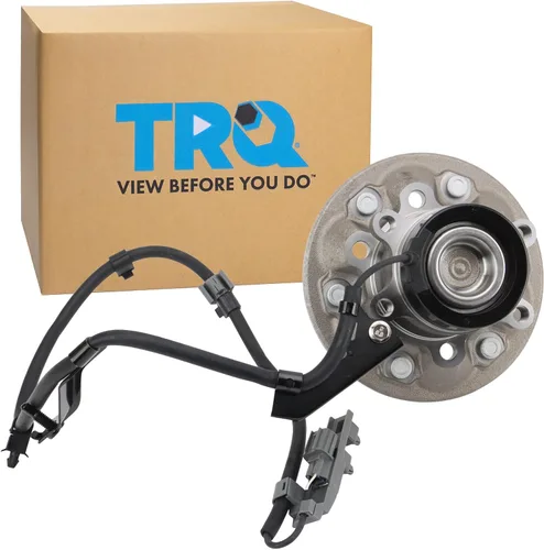 Miniatura 28 de TRQ Cojinete de rueda delantera y conjunto de cubo con sensor ABS compatible con Toyota Sequoia 2008-2022 Tundra 2007-2021