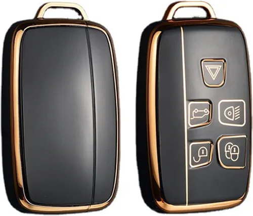Miniatura 4 de SANRILY Funda para llave de coche para Land Rover sin llave, funda de protección completa, Beige