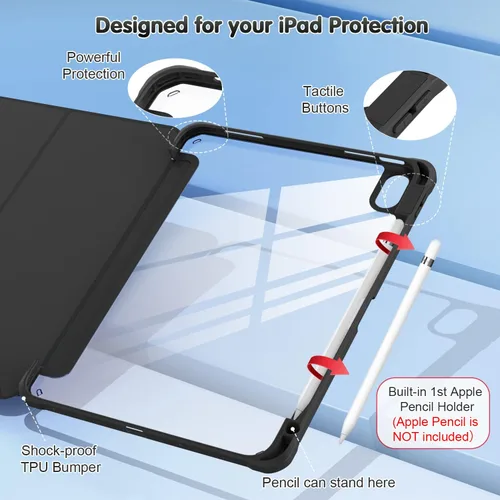 Miniatura 2 de OKP Funda para iPad de 11ª Generación de 11 Pulgadas (A16) 2025, para iPad de 10.9'' de 10ª Gen 2022, Funda delgada y ligera para iPad 11/10ª Gen