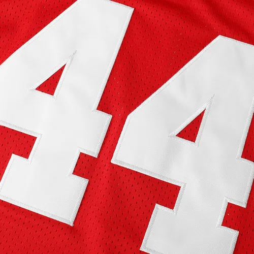 Miniatura 4 de Forrest Gump - Camiseta deportiva de fútbol 44, color rojo, camiseta de película cosida, ropa casual para hombre, S-3XL