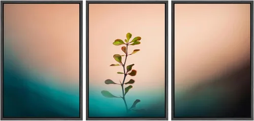 Miniatura 97 de SIGNWIN Lienzo enmarcado para pared, juego de arte nublado de tormenta, cielo, bosque otoñal, árboles, rústico, naturaleza, fotografía, realismo