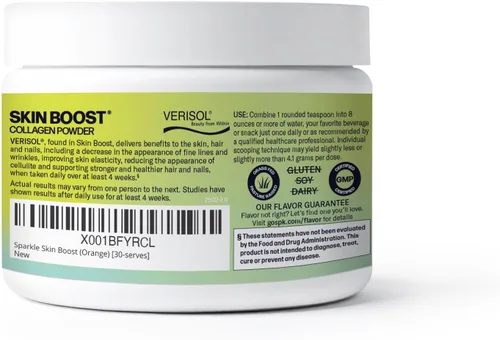 Miniatura 2 de Sparkle Wellness VERISOL Péptidos de colágeno hidrolizados Bioactivos Suplemento de polvo de colágeno con vitamina C para la salud de la piel