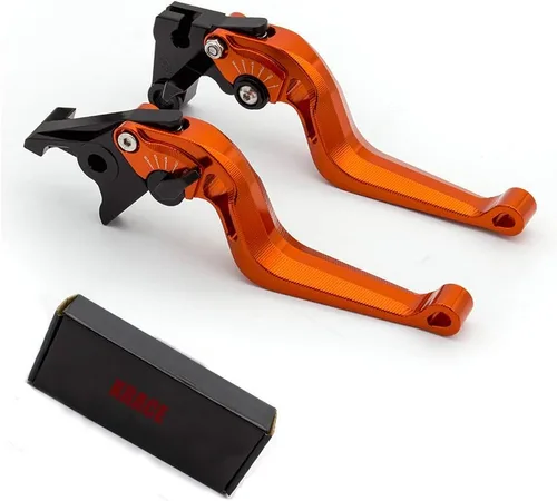Miniatura 14 de Krace CNC 3D textura motocicleta ajustable forma de serpiente tipo embrague palancas de freno para Honda Z125 mono bike 2018-2019 CB300R 2019