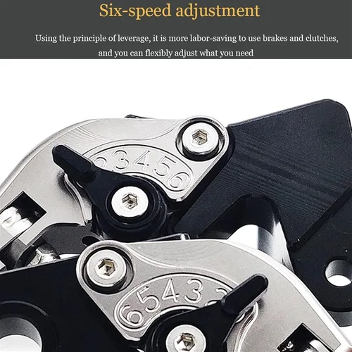 Miniatura 7 de Accesorios de motocicleta Ajustable Plegable Extensible Palanca de Embrague de Freno Manillar Manillar Agarraderas Tapón CNC para Kawasaki Z300