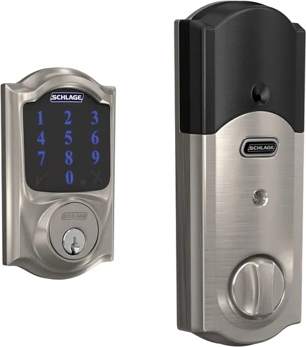Miniatura 9 de Schlage Connect BE469ZP CEN 716 - Cerradura de seguridad inteligente con alarma incorporada, moldura Century en bronce envejecido