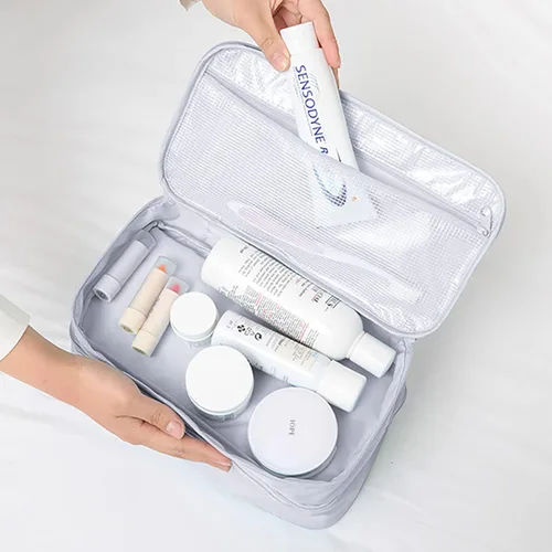 Miniatura 5 de Bolsa de viaje para brasier de ropa interior, bolsa organizadora de ropa interior de doble capa, estuche de viaje para brasier, calcetines