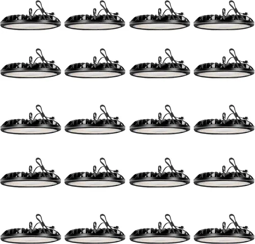 Miniatura 27 de 100W 10000LM UFO LED High Bay Light Luz LED Super Brillante ED High Bay Shop Luz blanca 6500K Luz de día, iluminación comercial de alta bahía