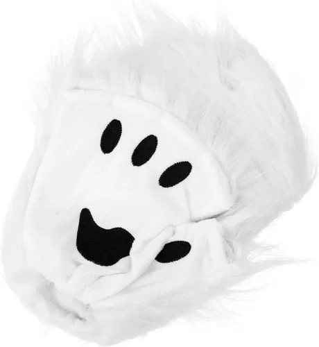 Miniatura 82 de Guantes de garra para disfraz de Halloween, medio dedo, lobo, oso, gato, guantes, guantes de piel sintética para mascarada, cosplay, utilería de mano