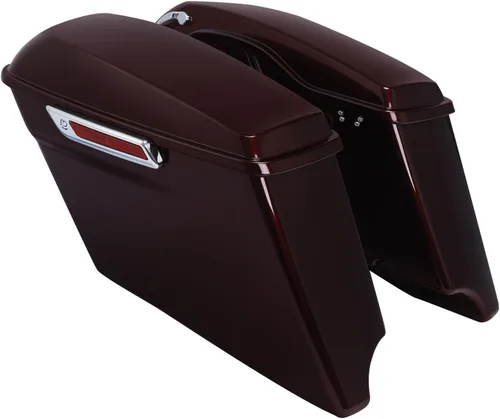 Miniatura 14 de TCMT Alforjas estiradas de 4" para Harley Street Glide 2014-23 Billiard Red