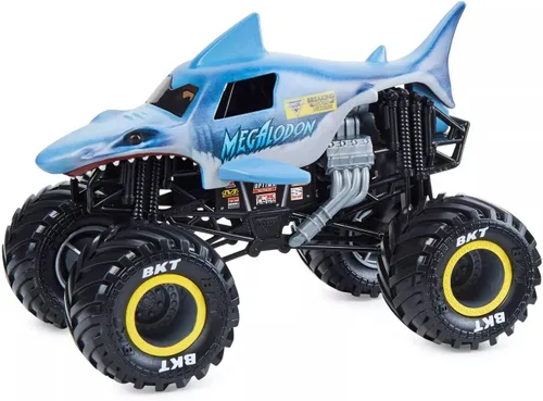 Miniatura 3 de Monster Jam 2021 Target Exclusive Breaking World Records Series 1:24 Megalodon fundido a troquel