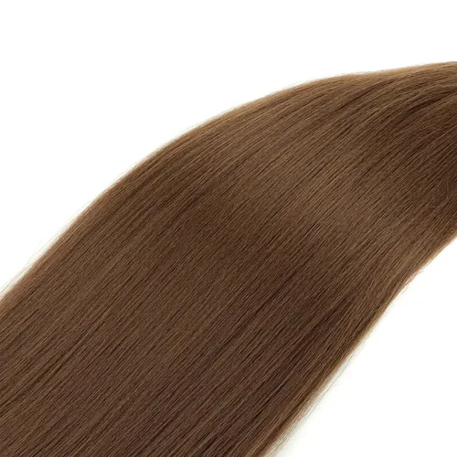 Miniatura 6 de Cabello trenzado marrón preestirado de 30 pulgadas, 3 paquetes de cabello trenzado preestirado de color 30 EZ, textura Yaki, extensiones de cabello