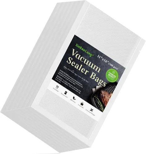 Miniatura 17 de Vacuum Sealer Bags For Food - 50 Quart 8" x 12" - Commercial Grade BPA Free Bag - Durable Customized Size Food Vac Bags for Storage and Sous Vide