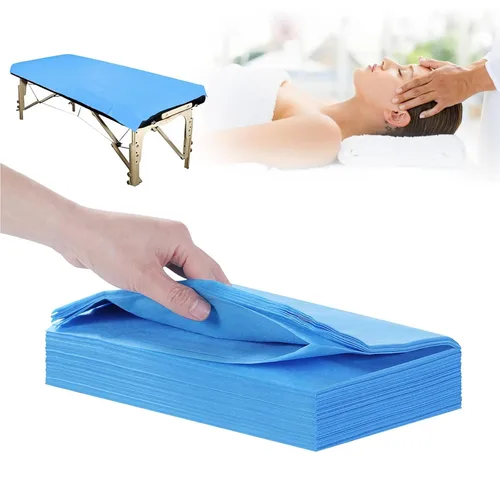 Miniatura 17 de Sábanas desechables de 31 x 71 pulgadas, gruesas, impermeables, de tela no tejida, para mesa de masaje, protector transpirable para terapia