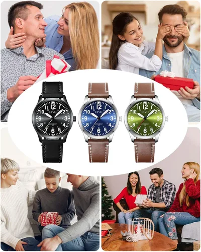 Miniatura 9 de CIVO Military Watch for Men Waterproof: Analog Mens Watches Classic- Field Wrist Watches for Man