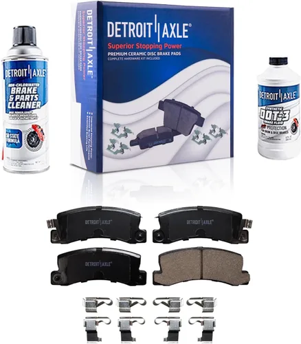 Miniatura 59 de Detroit Axle - Pastillas de freno de cerámica delanteras Reemplazo de pinza de freno derecha para Dodge Ram 1500 Dakota, Ram 1500 Classic - Juego