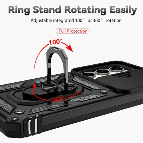 Miniatura 5 de Funda para Galaxy S23 de 6.1 pulgadas, con protectores de pantalla y funda para cámara, [grado militar] de 16 pies. Funda a prueba de caídas