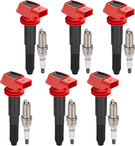 Miniatura 65 de BDFHYK Paquete de Bobina de Encendido UF350 y Bujías de Iridio 4505 Compatibles con Nissan 2002-2006 Altima 2002-2006 Sentra L4 2.5L Juego de 4