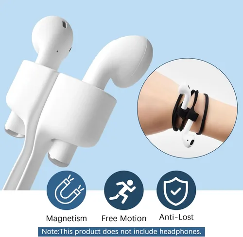Miniatura 7 de KASOTT Ultra Strong Magnetic AirPods Straps,Neck Rope Cord,Anti-Lost Straps for Airpods 4,3,2,1&Airpods Pro 2/1 Naranja